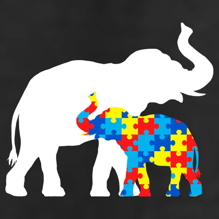 Elephant Puzzle Autism Parents Adult Drive Performance Visor