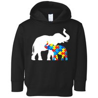 Elephant Puzzle Autism Parents Toddler Hoodie