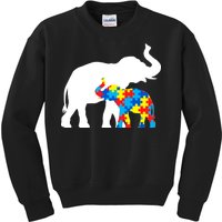 Elephant Puzzle Autism Parents Kids Sweatshirt