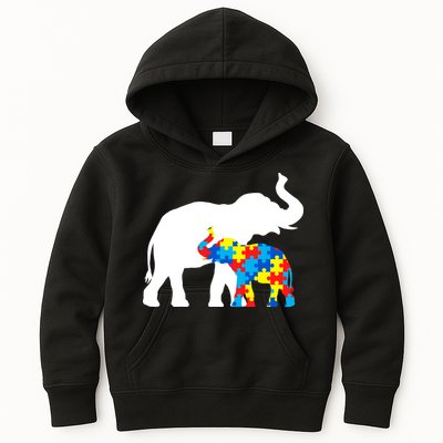 Elephant Puzzle Autism Parents Kids Hoodie