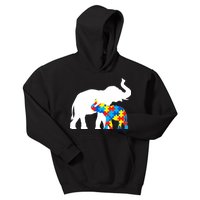 Elephant Puzzle Autism Parents Kids Hoodie