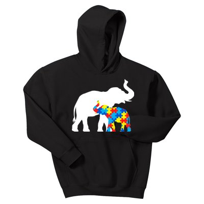 Elephant Puzzle Autism Parents Kids Hoodie