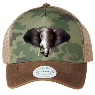 Elephant Tusks Wildlife Legacy Tie Dye Trucker Hat