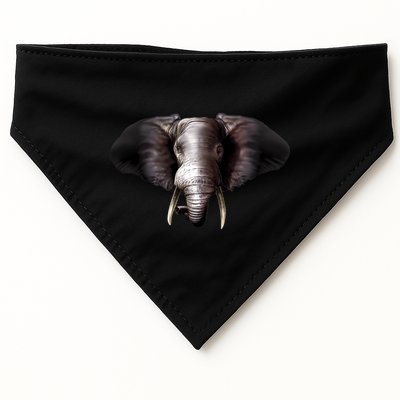 Elephant Tusks Wildlife USA-Made Doggie Bandana