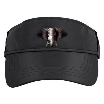 Elephant Tusks Wildlife Adult Drive Performance Visor