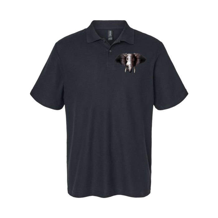 Elephant Tusks Wildlife Softstyle Adult Sport Polo