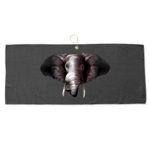 Elephant Tusks Wildlife Large Microfiber Waffle Golf Towel