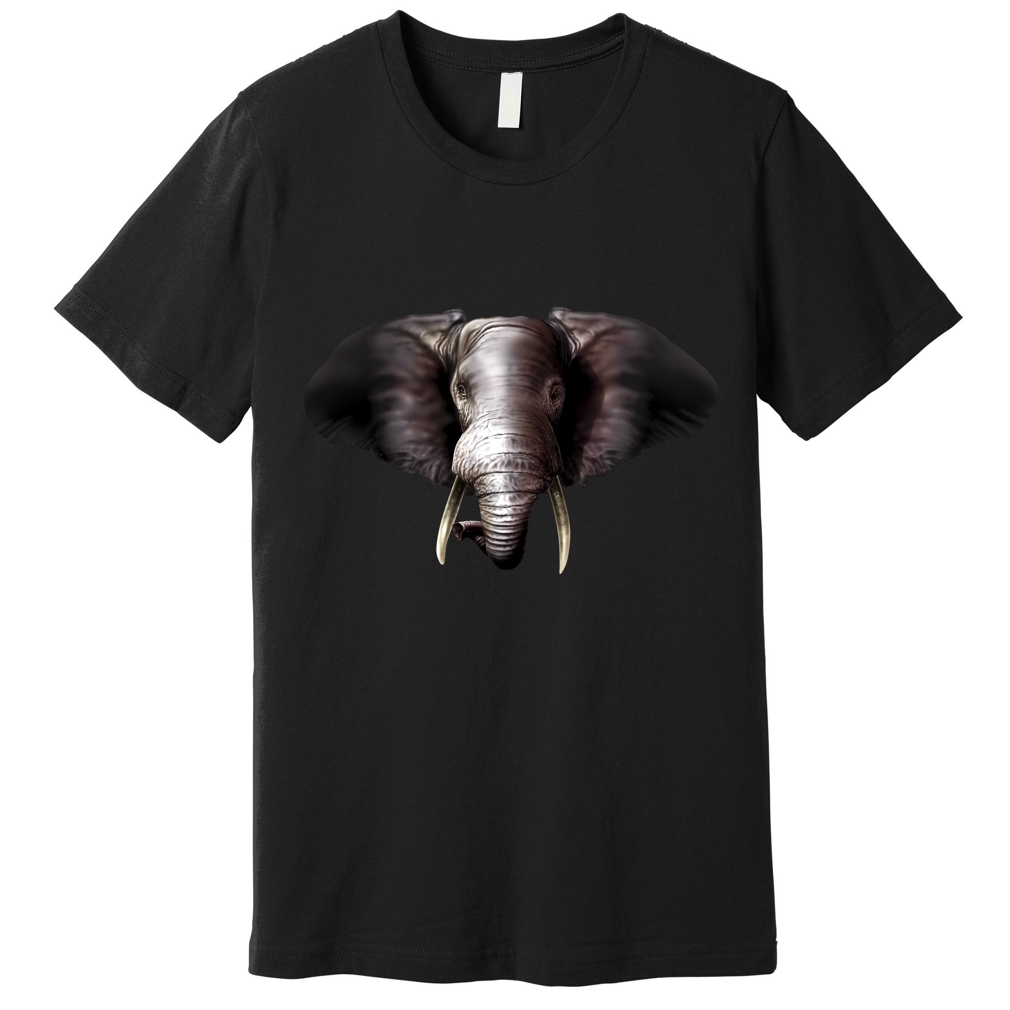 Elephant Tusks Wildlife Premium T-Shirt