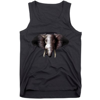 Elephant Tusks Wildlife Tank Top