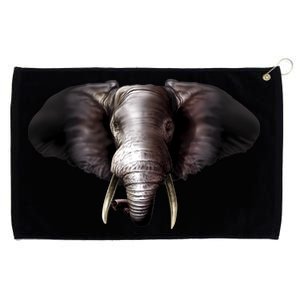 Elephant Tusks Wildlife Grommeted Golf Towel