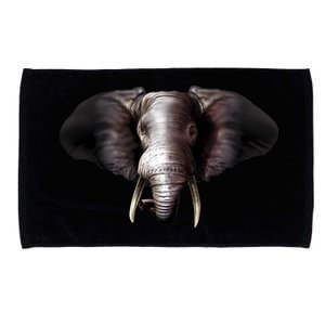 Elephant Tusks Wildlife Microfiber Hand Towel