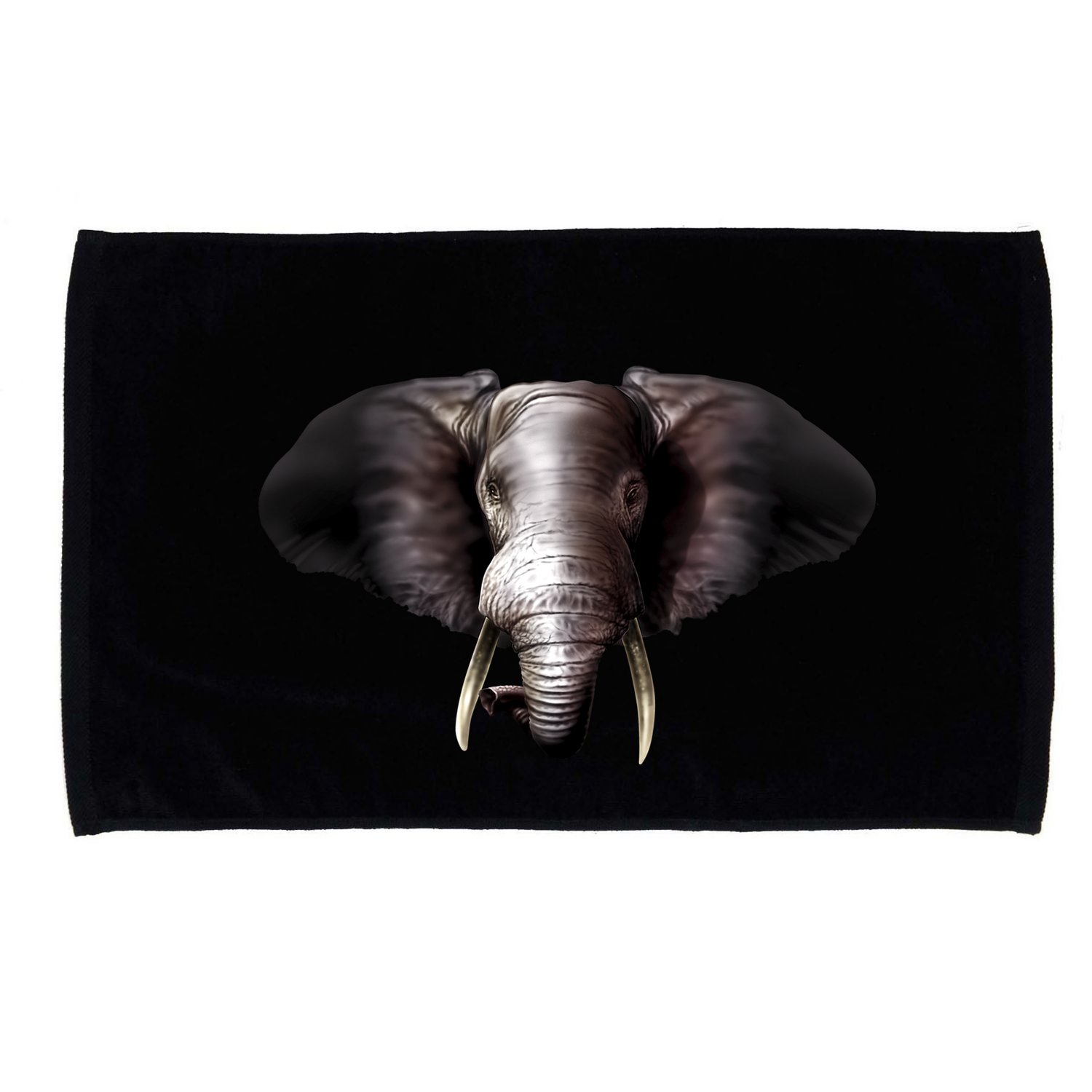 Elephant Tusks Wildlife Microfiber Hand Towel