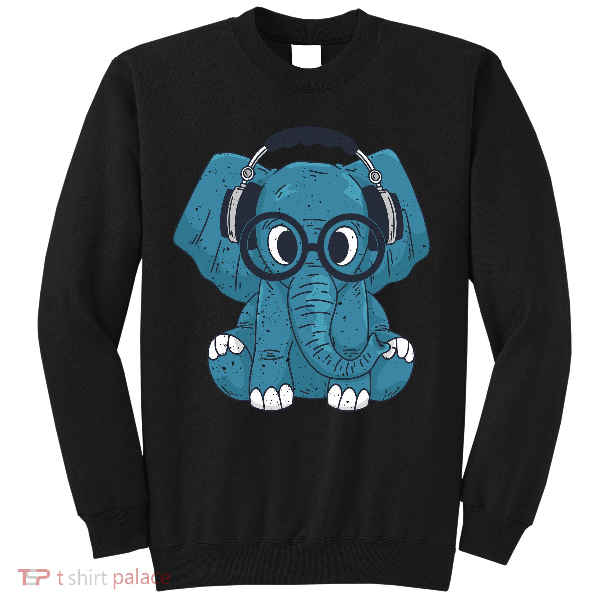 Elephant With Glasses  Sweatshirt