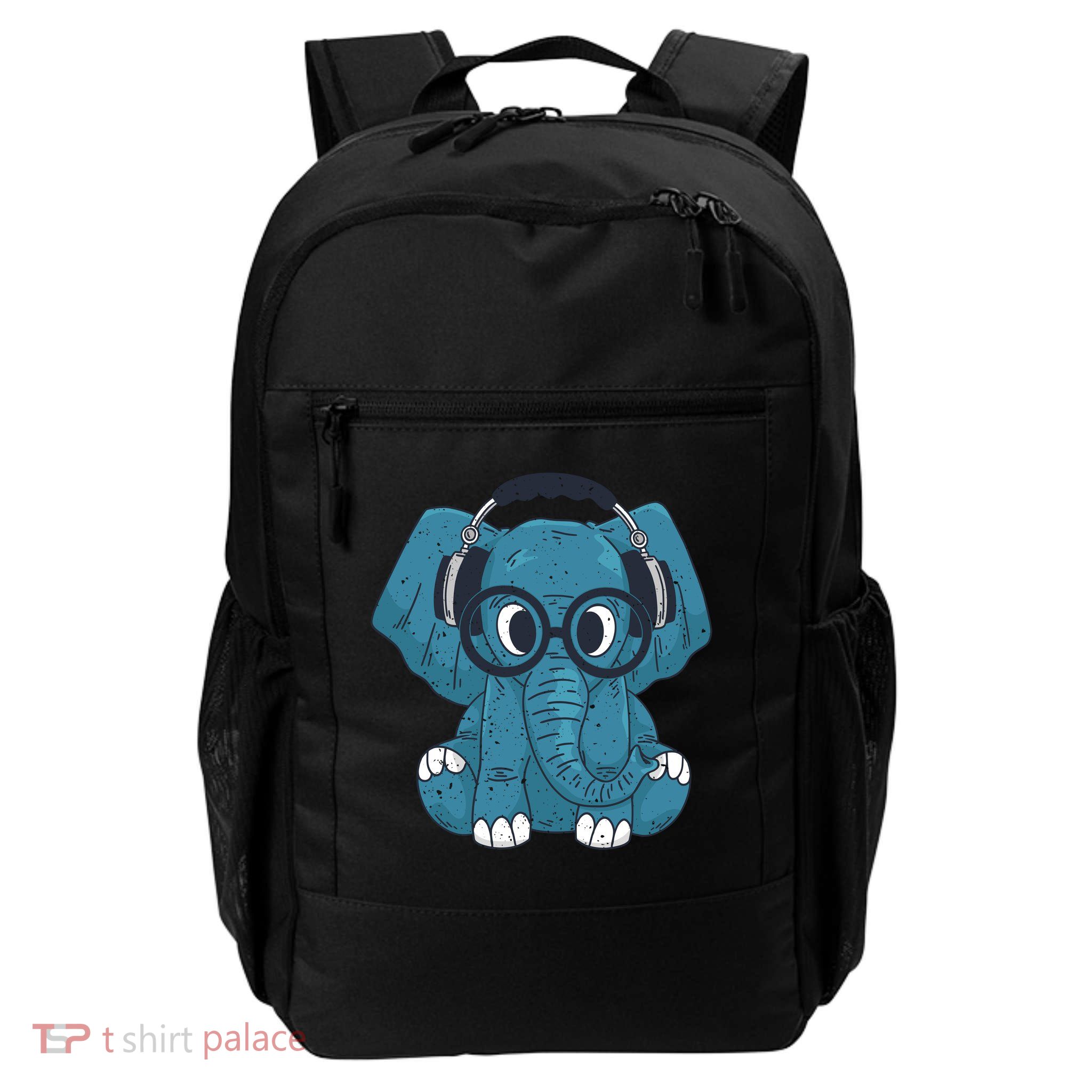 Elephant With Glasses  Backpack