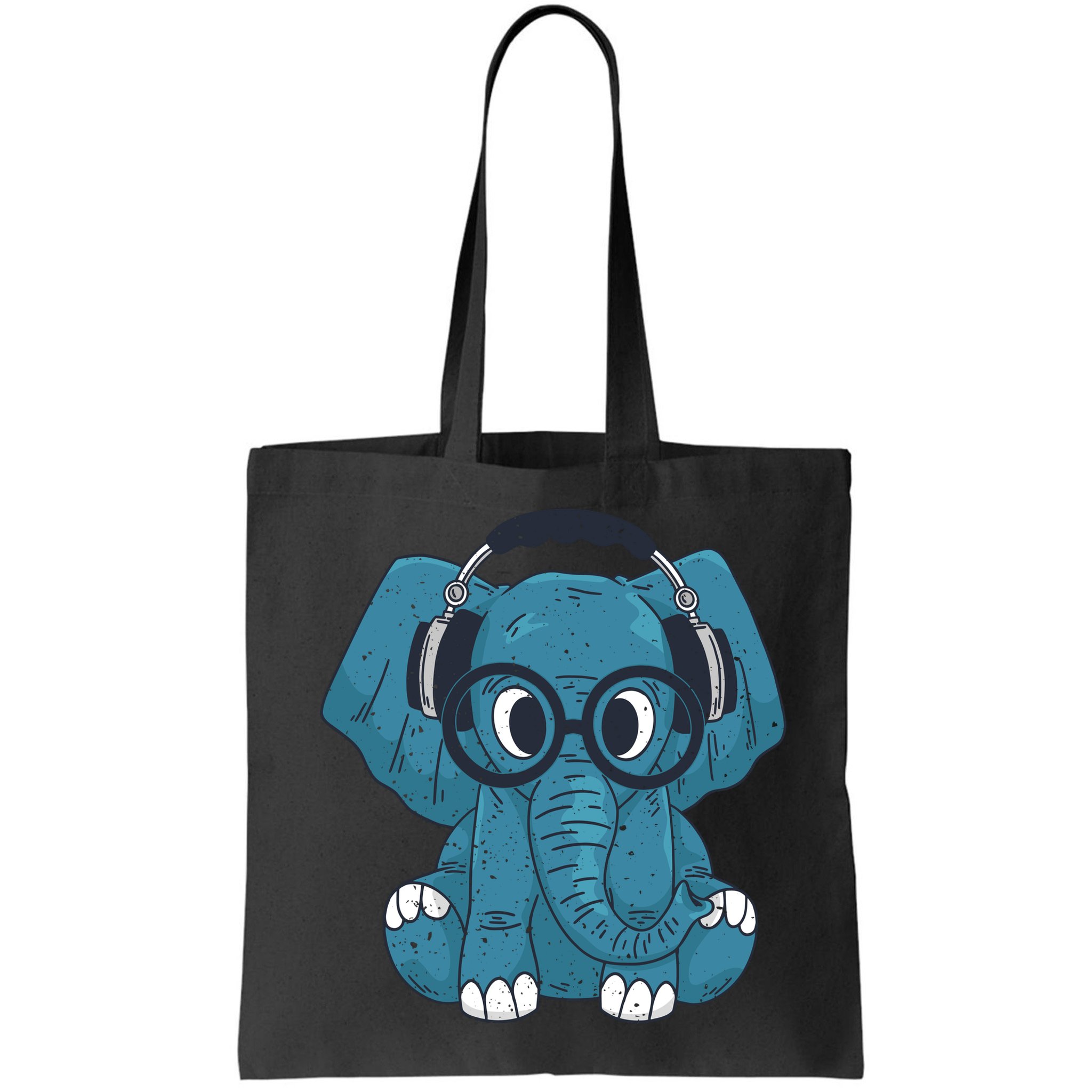 Elephant With Glasses  Bag