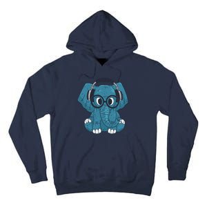 Elephant With Glasses  Tall Hoodie