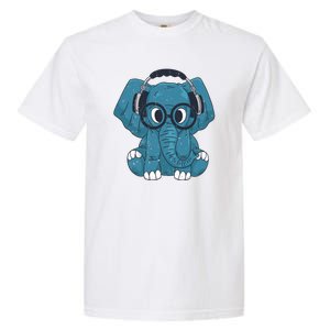 Elephant With Glasses  Garment-Dyed Heavyweight T-Shirt