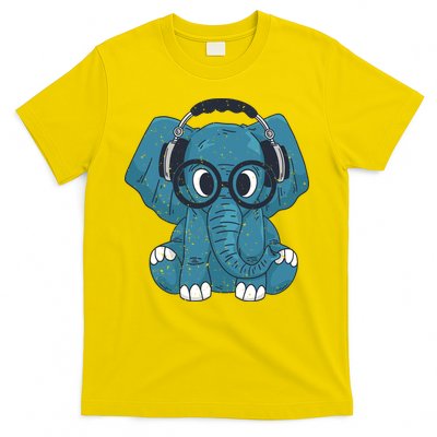 Elephant With Glasses  T-Shirt