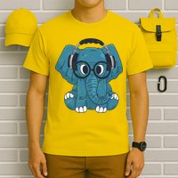 Elephant With Glasses  T-Shirt