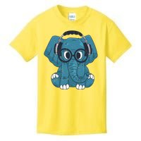 Elephant With Glasses  Kids T-Shirt