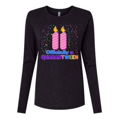 Eleven Officially A Quarantween Birthday Womens Cotton Relaxed Long Sleeve T-Shirt