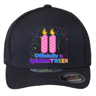 Eleven Officially A Quarantween Birthday Flexfit Unipanel Trucker Cap