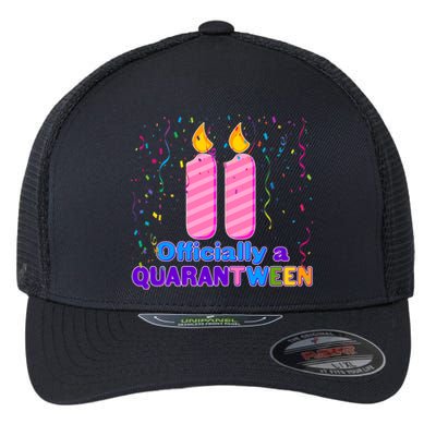 Eleven Officially A Quarantween Birthday Flexfit Unipanel Trucker Cap