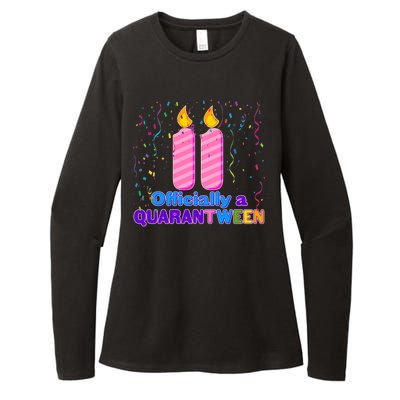 Eleven Officially A Quarantween Birthday Womens CVC Long Sleeve Shirt