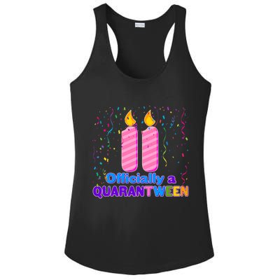 Eleven Officially A Quarantween Birthday Ladies PosiCharge Competitor Racerback Tank