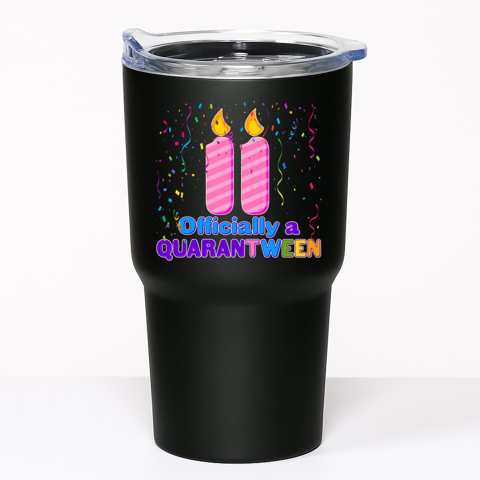 Eleven Officially A Quarantween Birthday Tumbler
