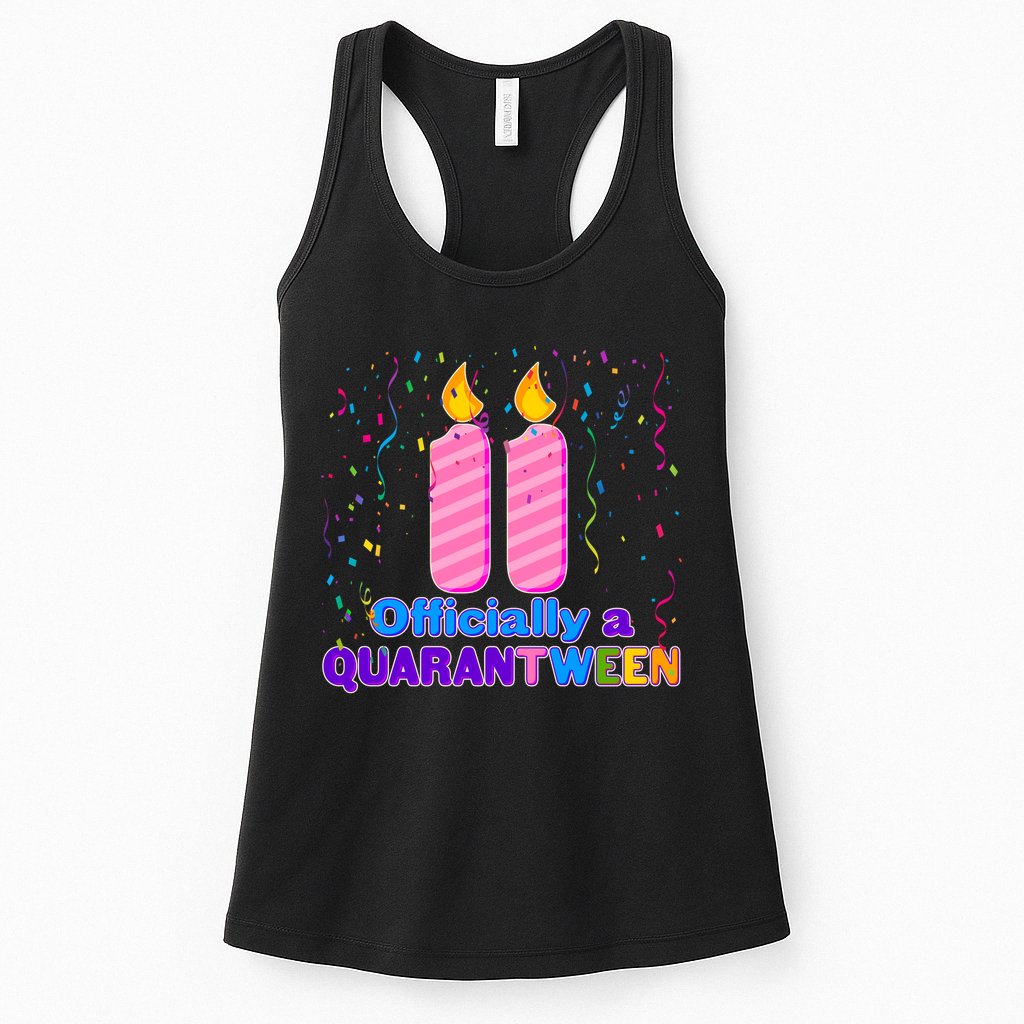 Eleven Officially A Quarantween Birthday Womens Tank Top
