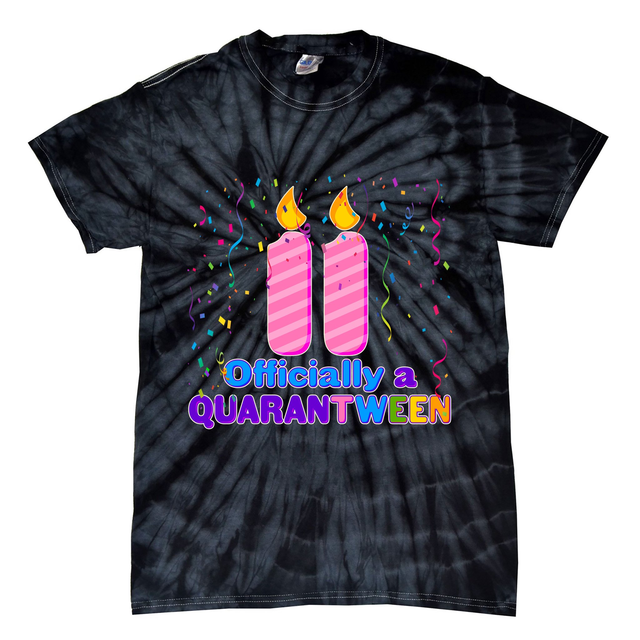 Eleven Officially A Quarantween Birthday Tie-Dye T-Shirt