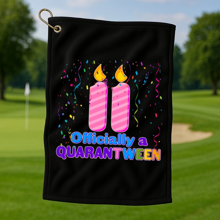 Eleven Officially A Quarantween Birthday Golf Towel
