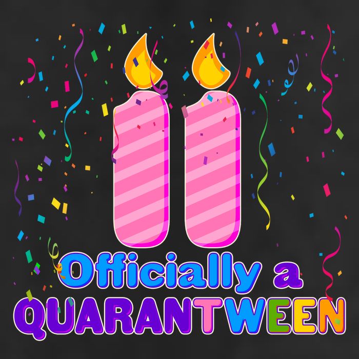 Eleven Officially A Quarantween Birthday Golf Towel