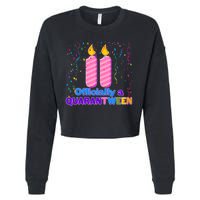 Eleven Officially A Quarantween Birthday Cropped Pullover Crew