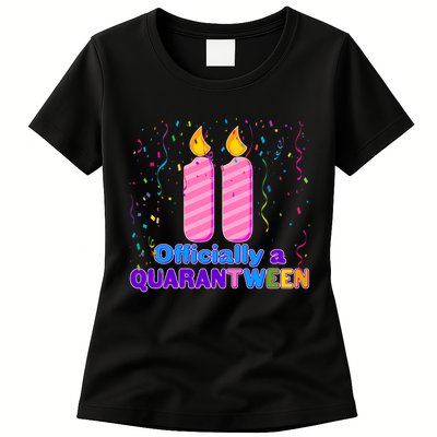 Eleven Officially A Quarantween Birthday Womens T-Shirt