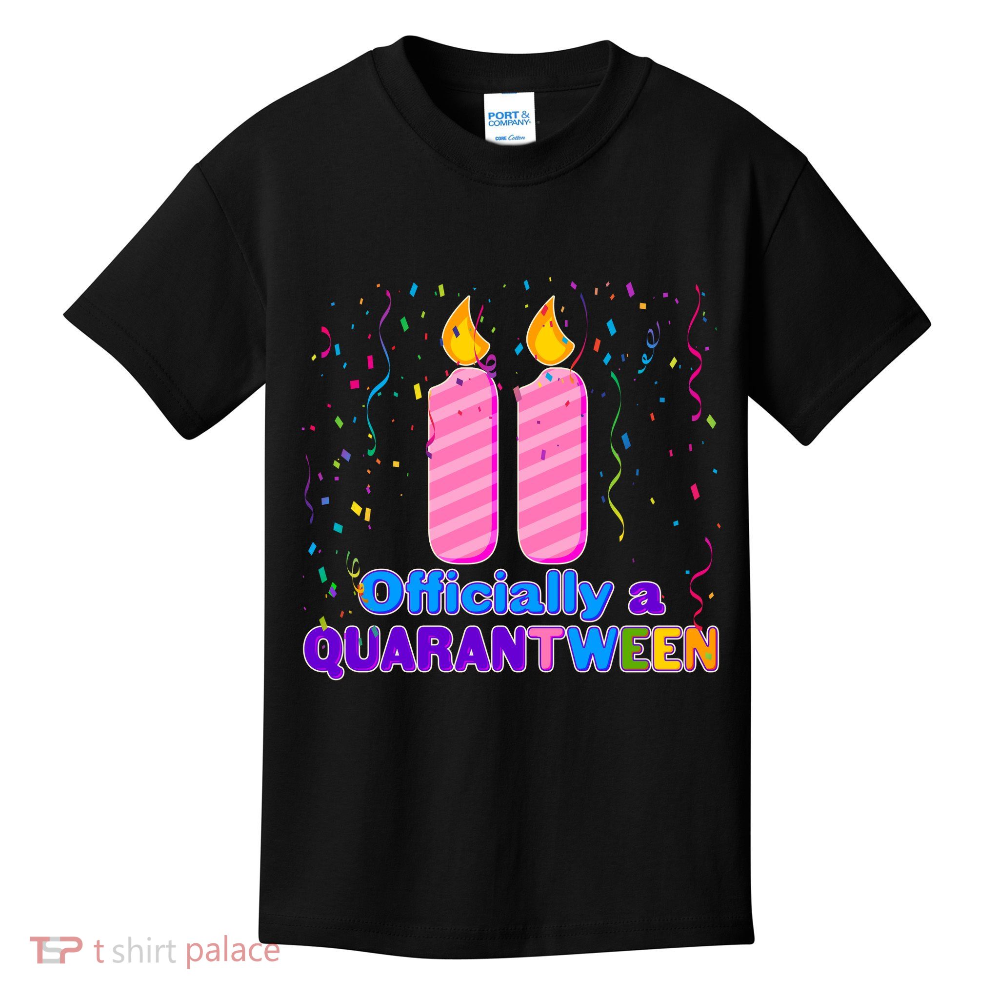 Eleven Officially A Quarantween Birthday Kids T-Shirt