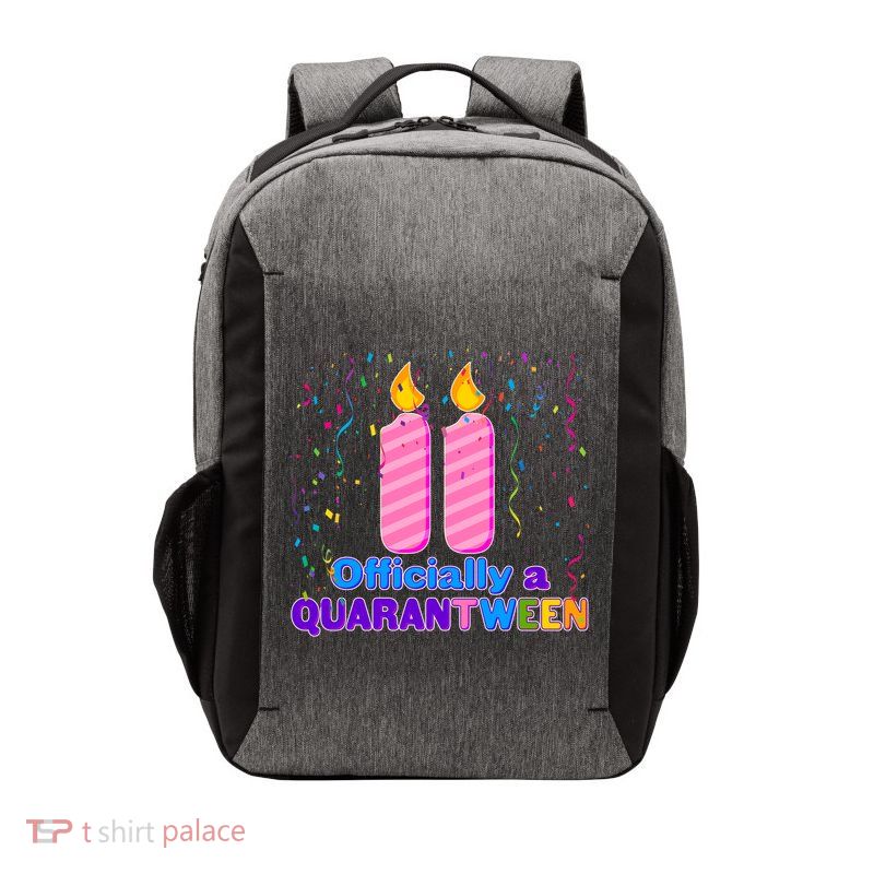Eleven Officially A Quarantween Birthday Vector Backpack