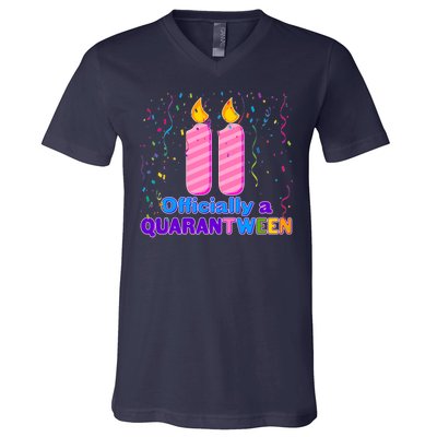 Eleven Officially A Quarantween Birthday V-Neck T-Shirt