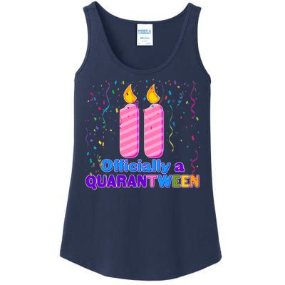 Eleven Officially A Quarantween Birthday Ladies Essential Tank