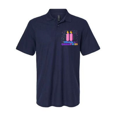 Eleven Officially A Quarantween Birthday Softstyle Adult Sport Polo