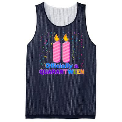 Eleven Officially A Quarantween Birthday Mesh Reversible Basketball Jersey Tank