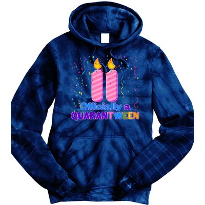 Eleven Officially A Quarantween Birthday Tie Dye Hoodie