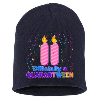 Eleven Officially A Quarantween Birthday Short Acrylic Beanie