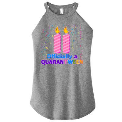 Eleven Officially A Quarantween Birthday Women’s Perfect Tri Rocker Tank