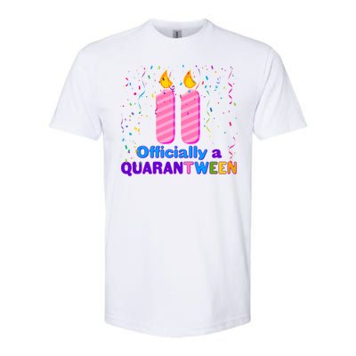 Eleven Officially A Quarantween Birthday Softstyle CVC T-Shirt