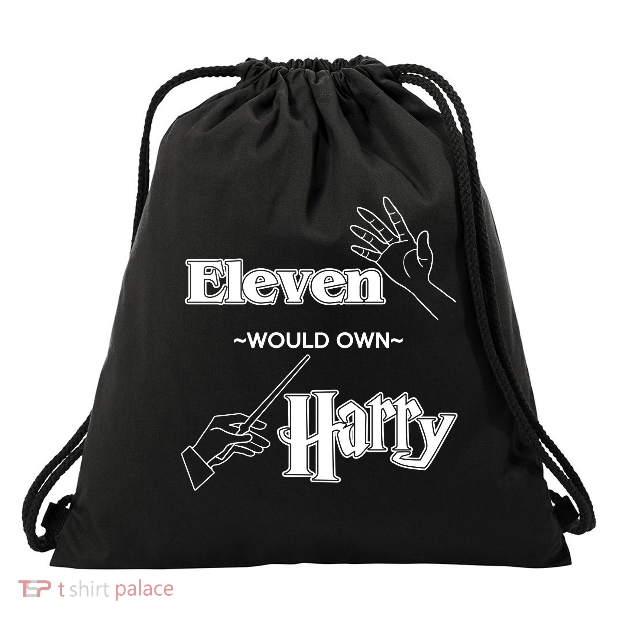 Eleven Would Own Harry Drawstring Bag
