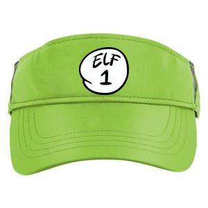 Elf 1 2 3 4 5 Custom Number Personalize Adult Drive Performance Visor