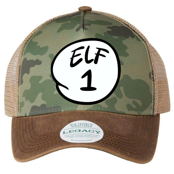 Elf 1 2 3 4 5 Custom Number Personalize Legacy Tie Dye Trucker Hat