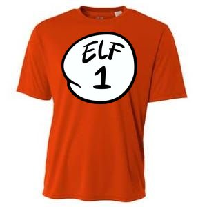 Elf 1 2 3 4 5 Custom Number Personalize Cooling Performance Crew T-Shirt